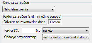 AO - vhodna provizija