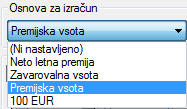 Osnova za izračun