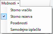 meni Možnosti